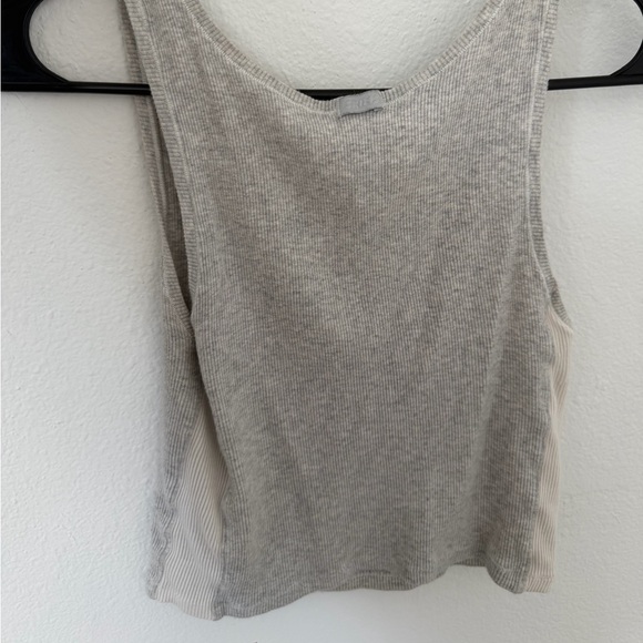 Skims Gray Ribbed Tank Top - Picture 2 of 4